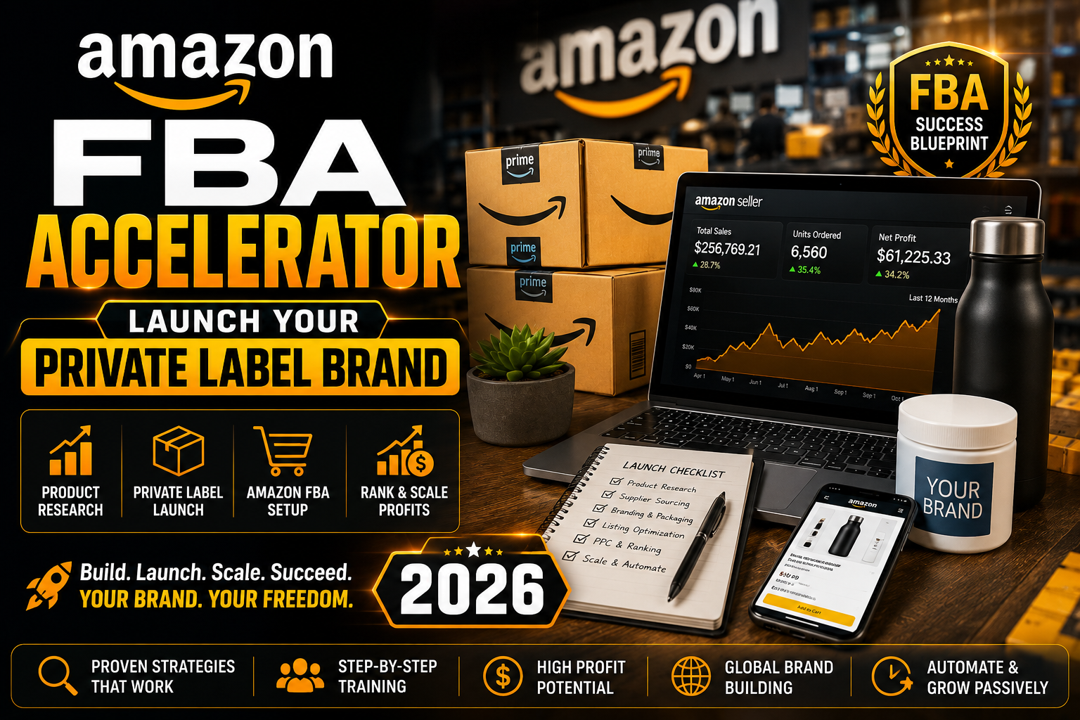 Amazon FBA Accelerator: Launch Your Private Label Brand 2026