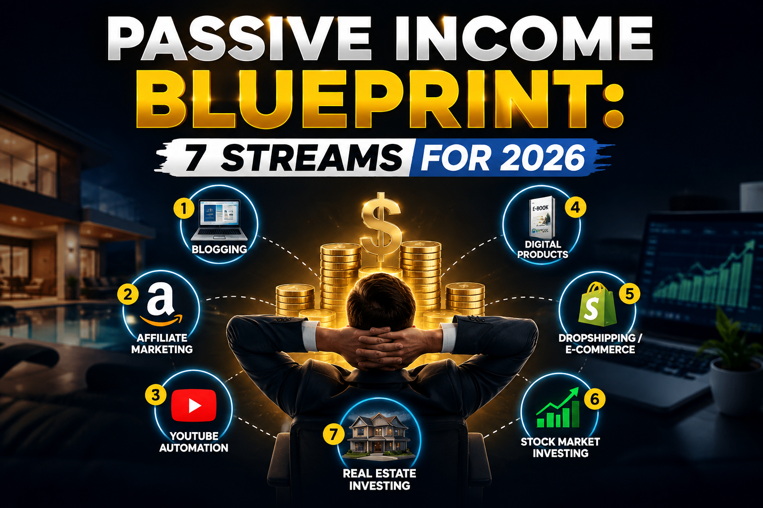 Passive Income Blueprint: 7 Streams for 2026