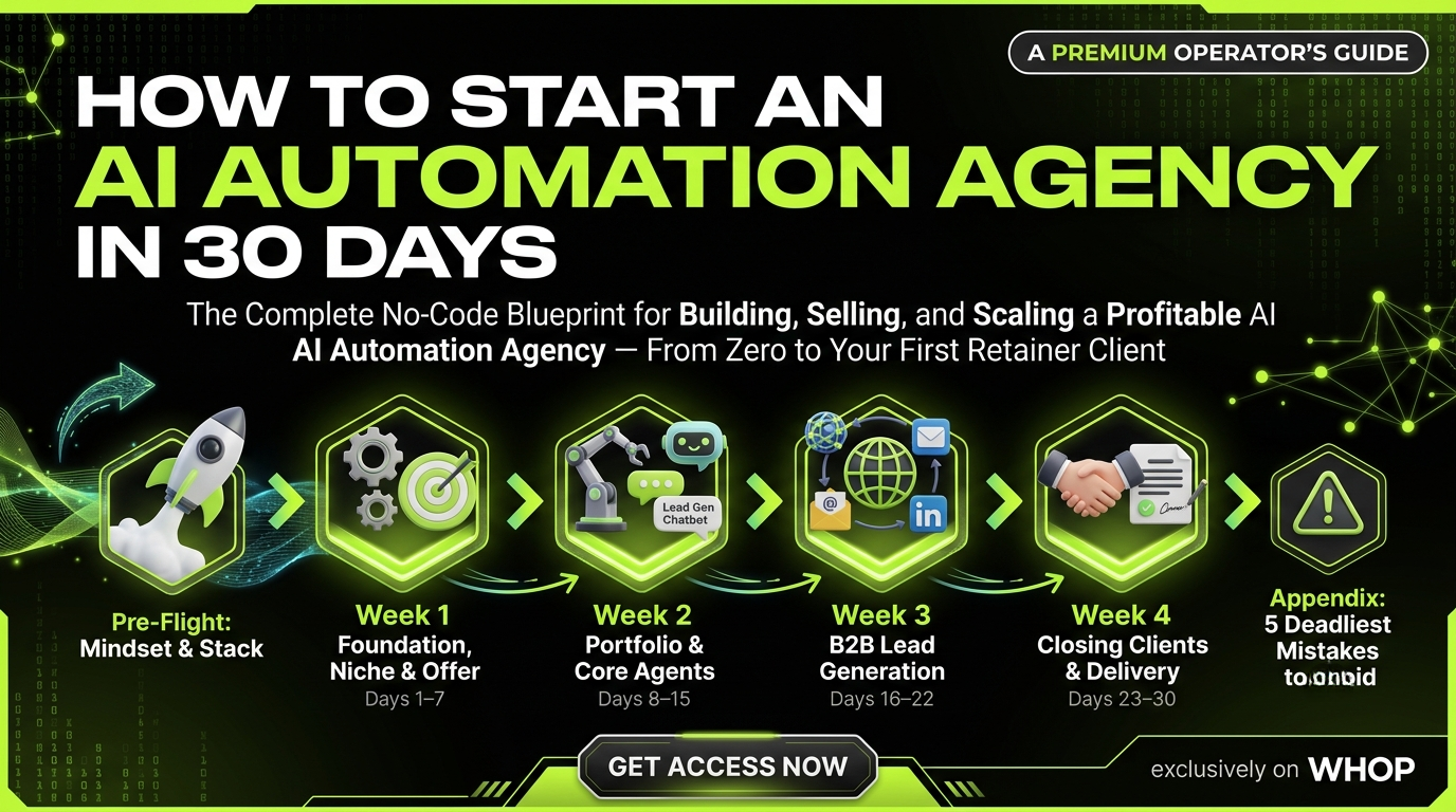 The 30-Day AI Automation Agency Blueprint
