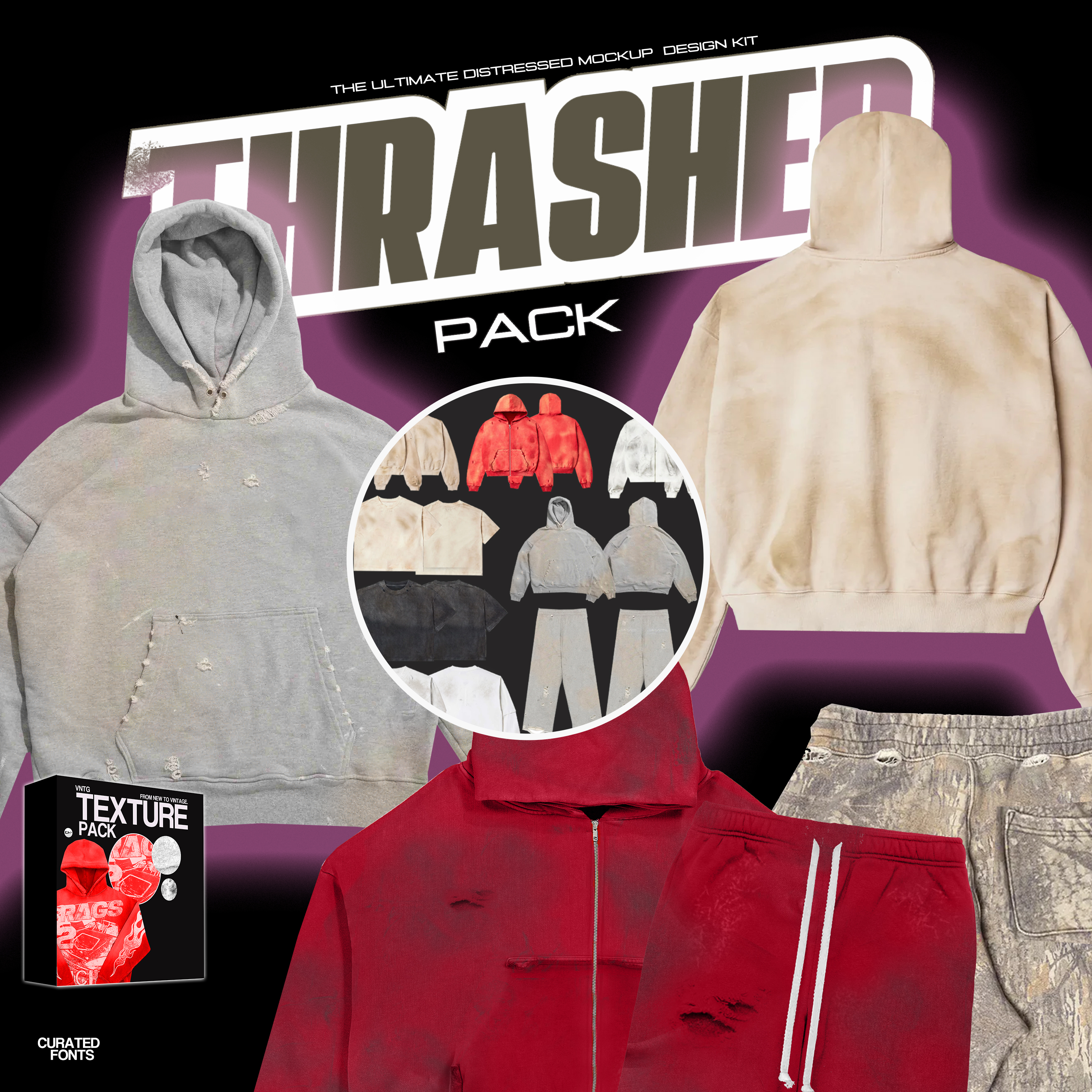THRASHED PACK- Design kit