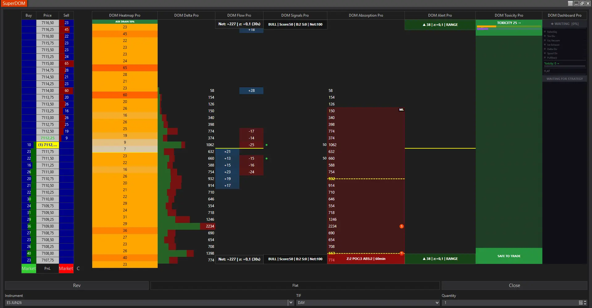 Professional DOM Suite V2 — Monthly (NinjaTrader 8)