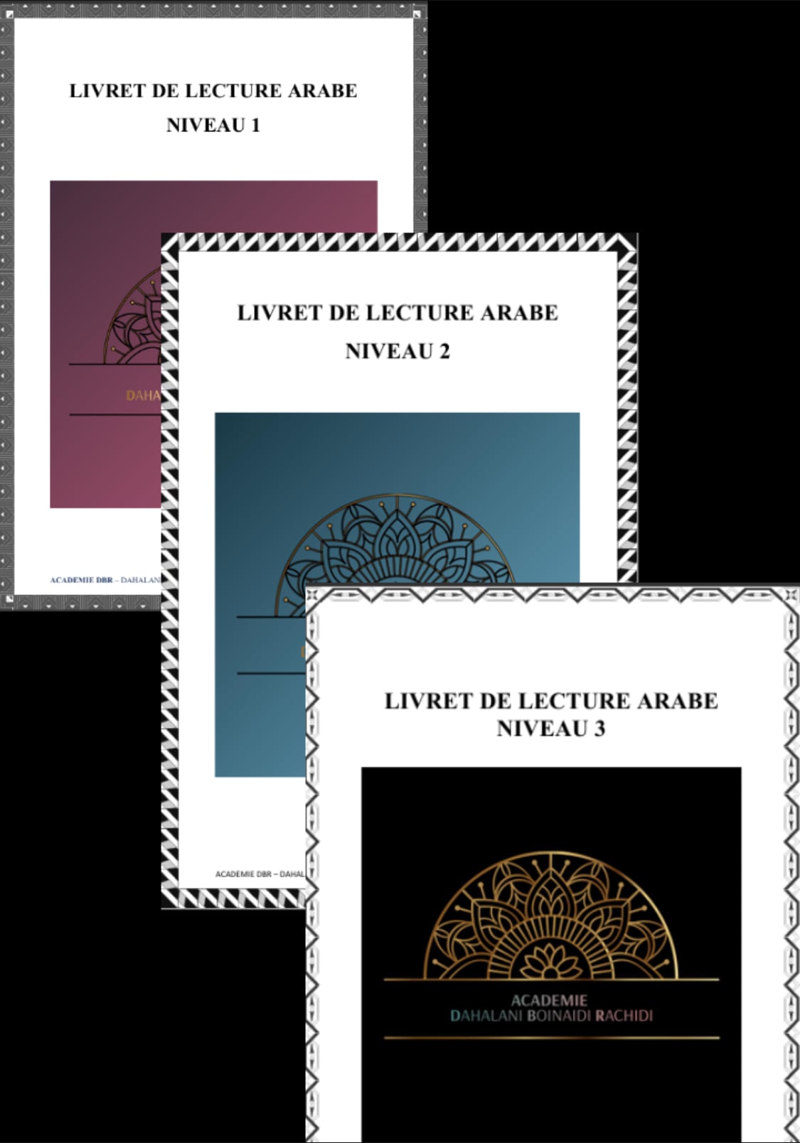 Livret 1 de lecture arabe 