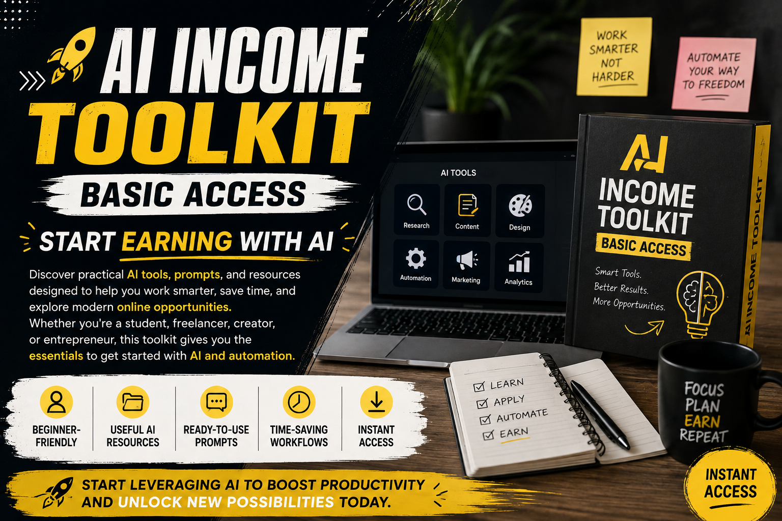Ai income toolkit 2026 basic access 