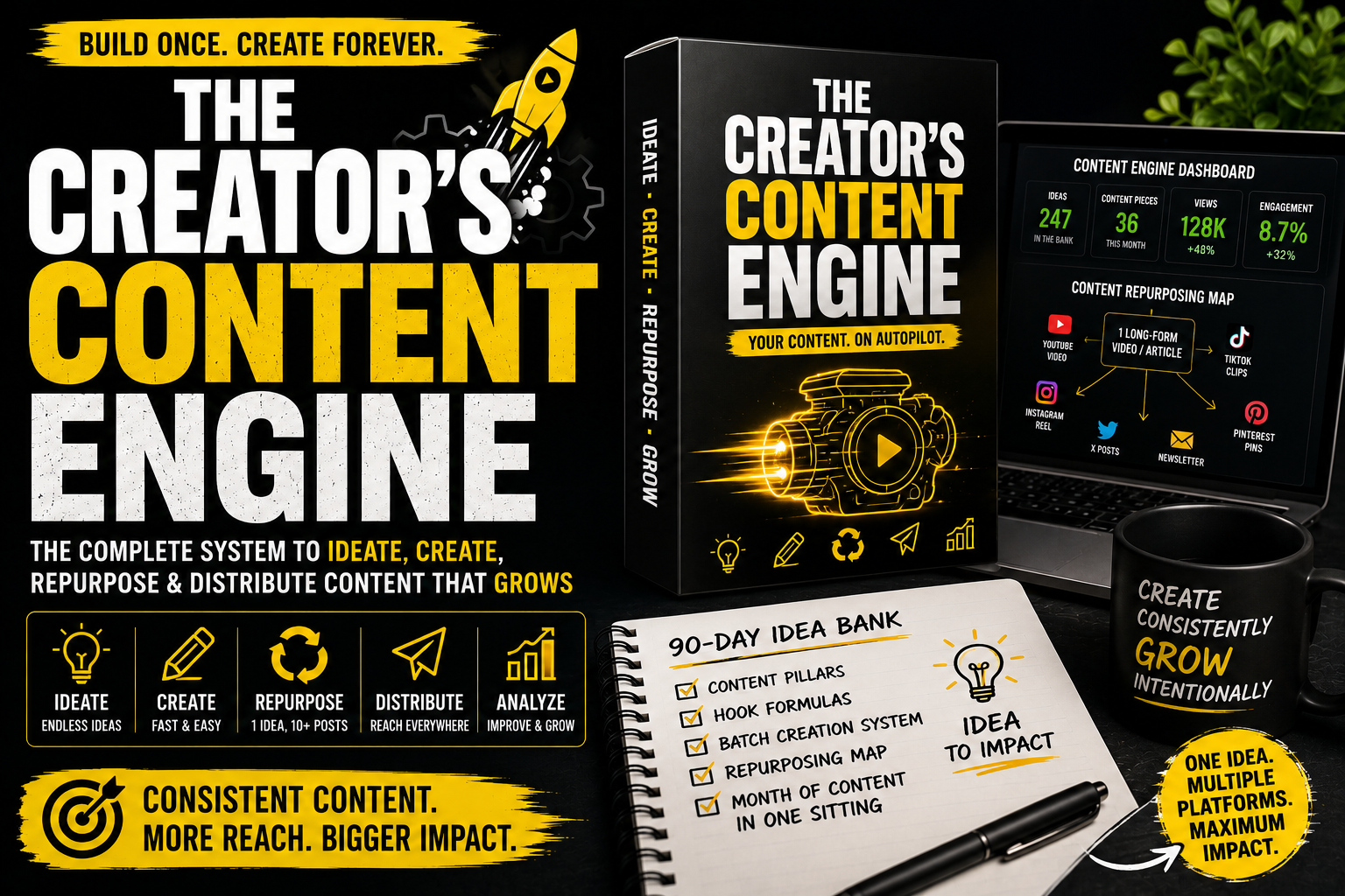 How to Create Content Consistently ?