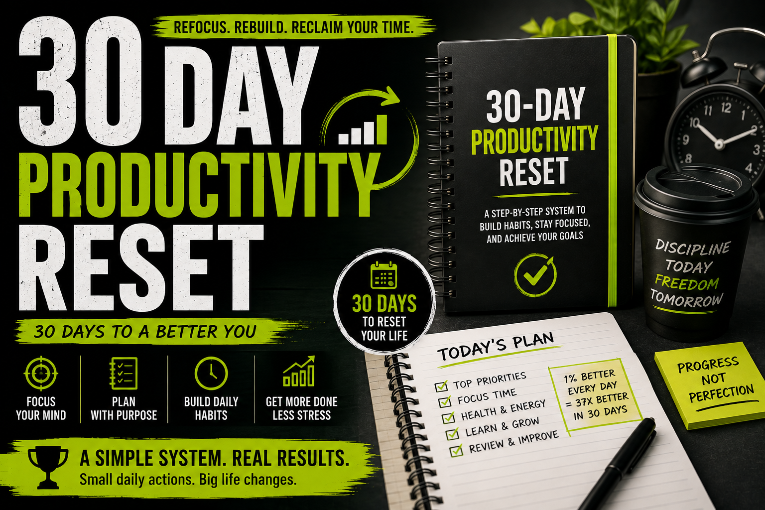 How to Reset Your Productivity in 30 Days ?