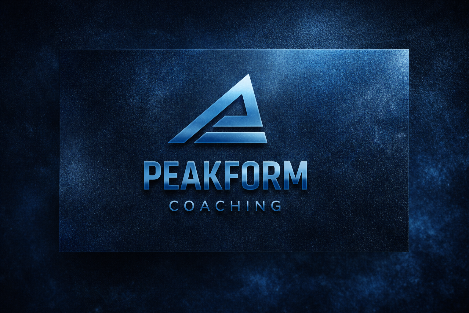 PeakForm Coaching banner