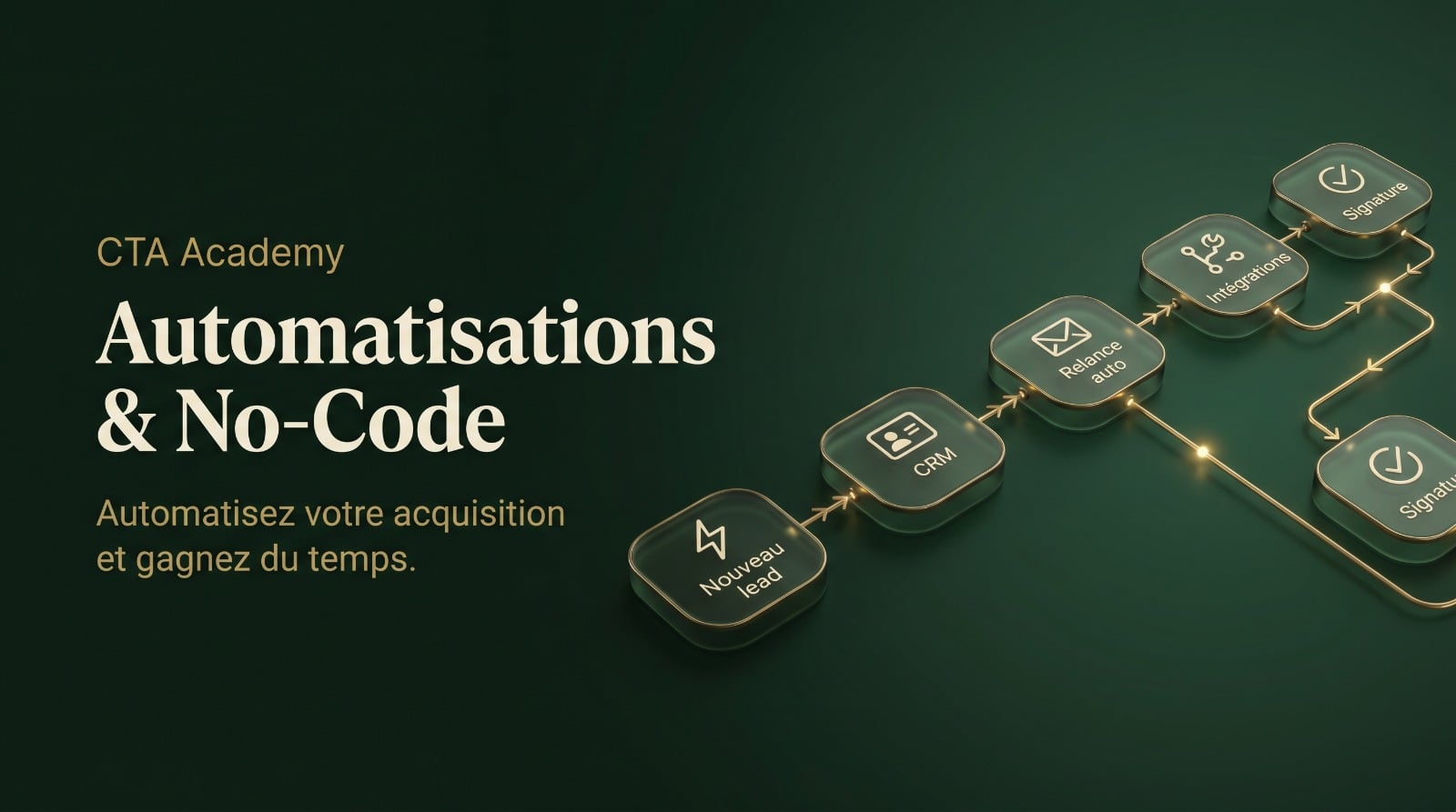 (Pré Commande) CTA Academy — Automatisations & No-Code