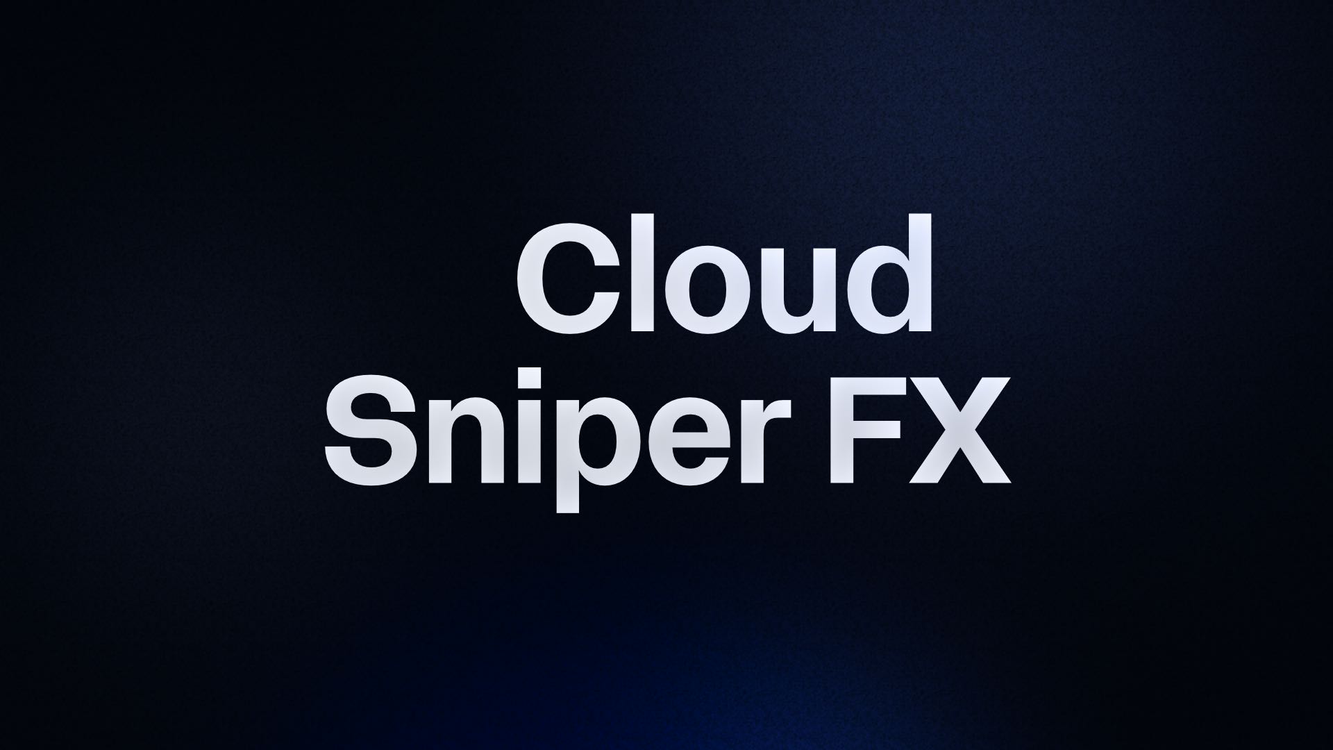     Cloud Sniper Blueprint