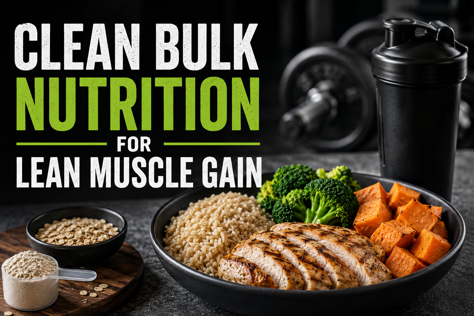 Lean Muscle Clean Bulk Meal Plan