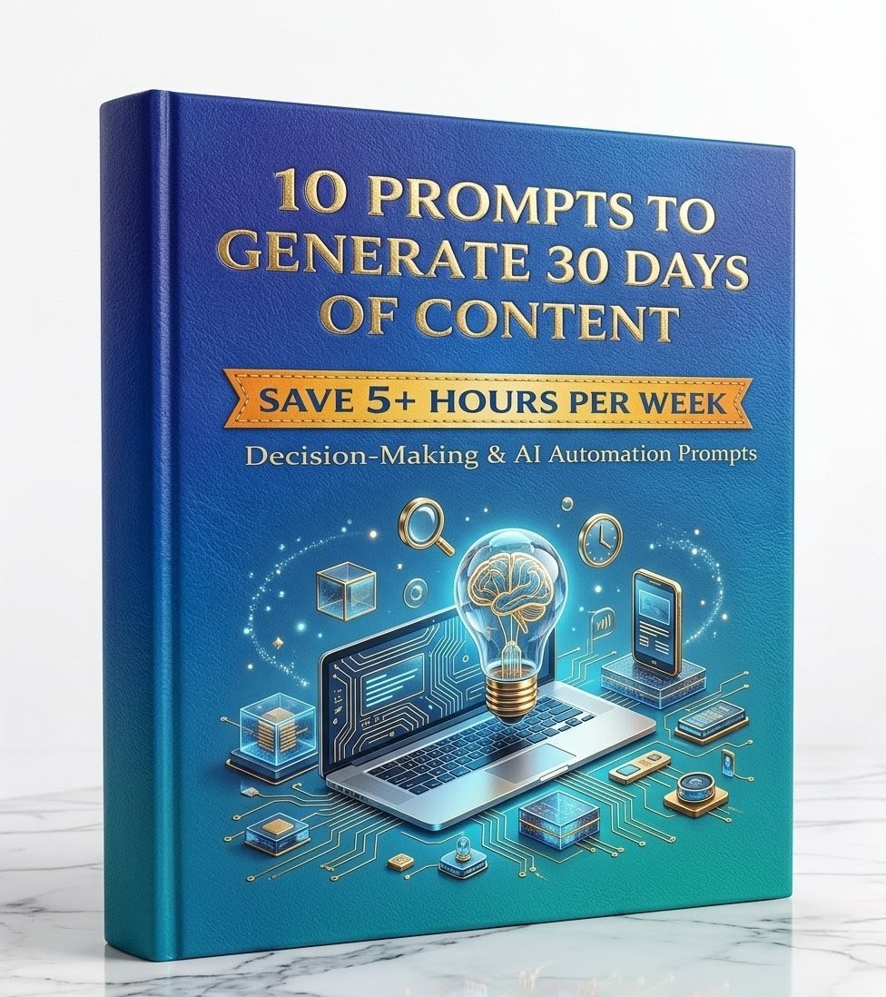 10 PROMPTS TO GENERATE 30 DAYS OF CONTENT IN 30 MINUTES