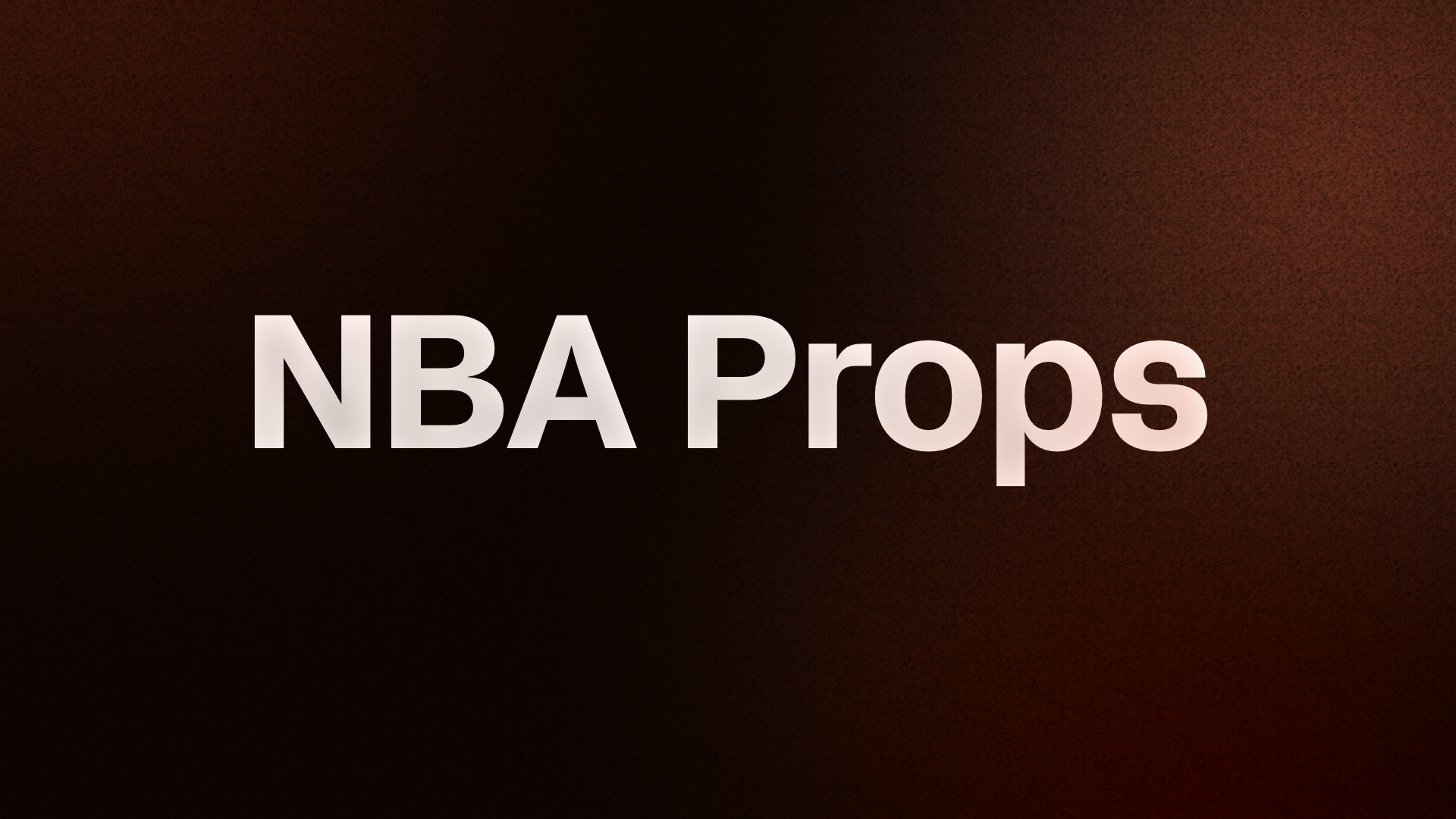 NBA Props 
