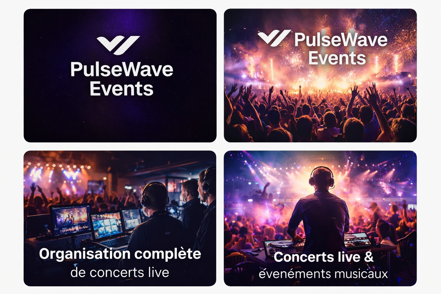 Organisation de concerts live