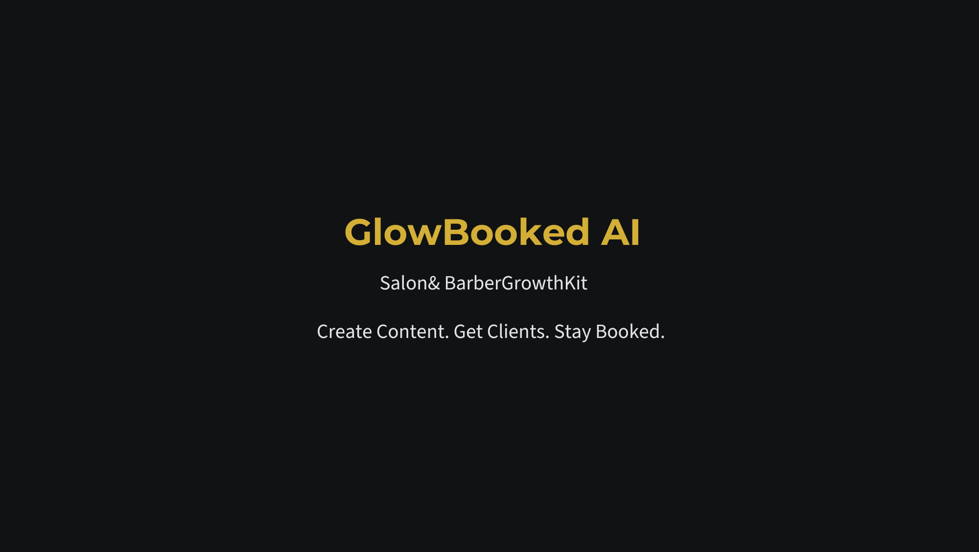 GlowBooked AI