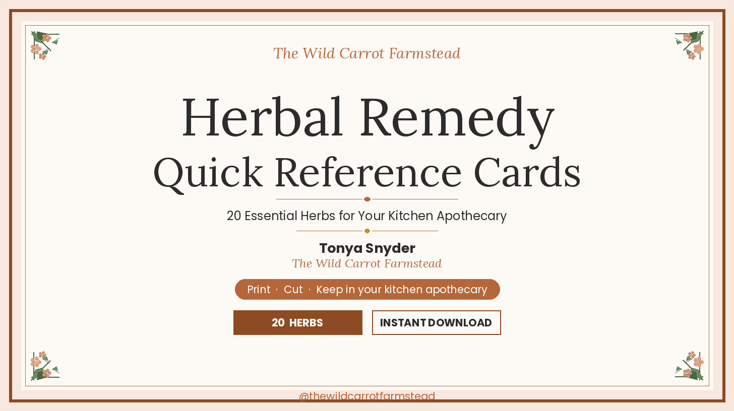 Herbal Remedy Card Pack