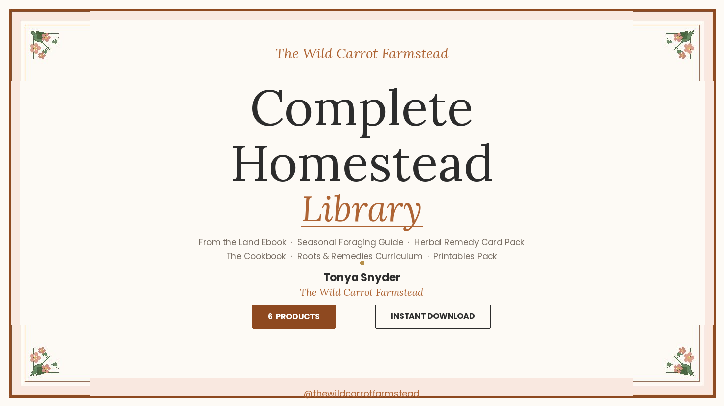 Complete Homestead Library 