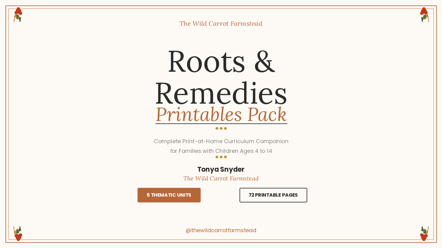 Curriculum printables 