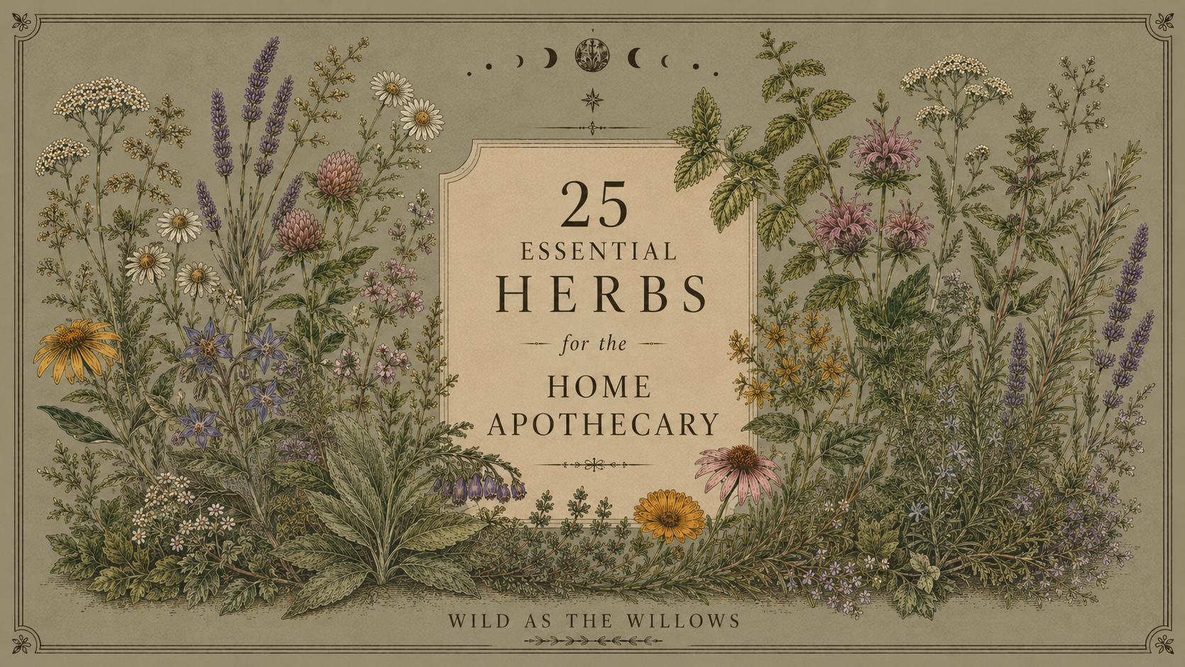 25 Essential Herbs For The Home Apothecary