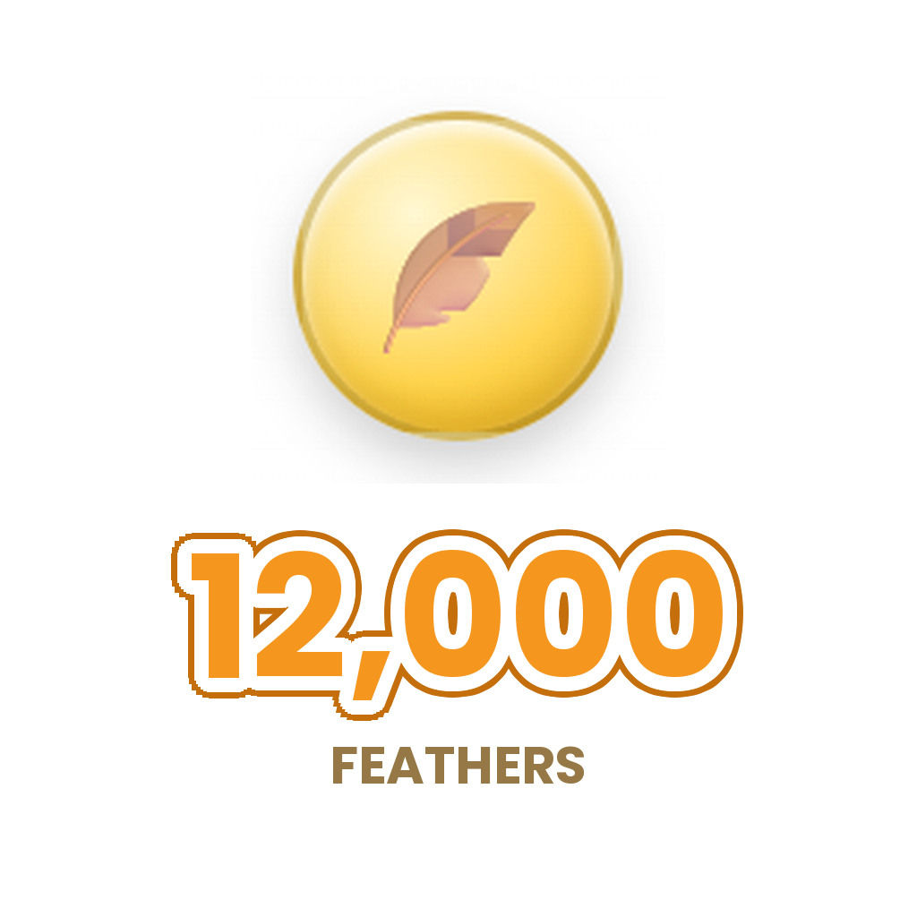 12,000 Feathers