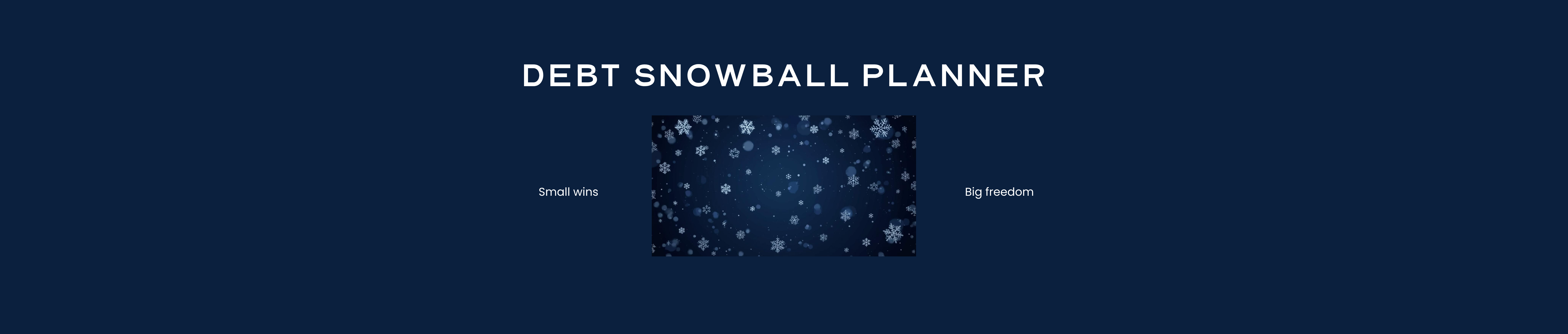Debt Snowball Planner