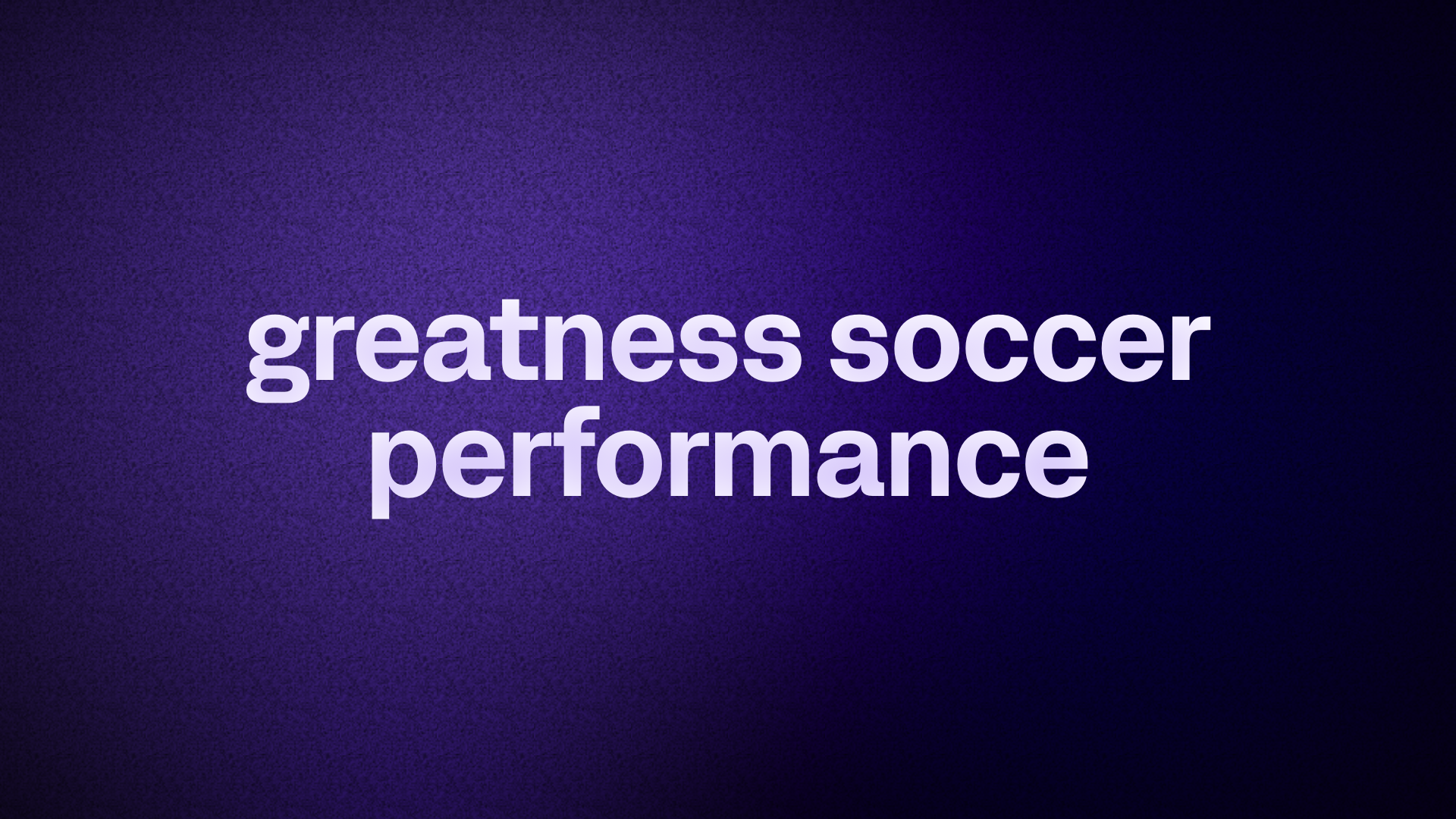 soccer training 