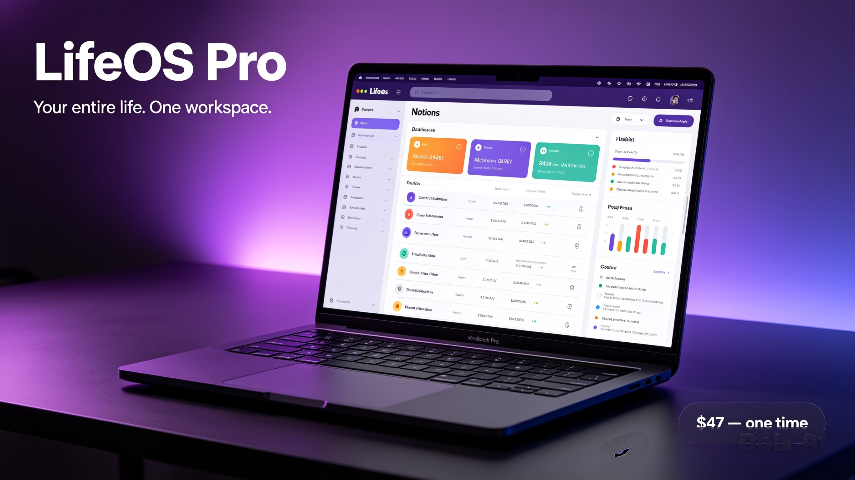LifeOS Pro — All-in-One Notion Productivity System