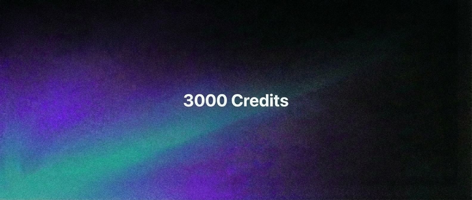 3000 Credits
