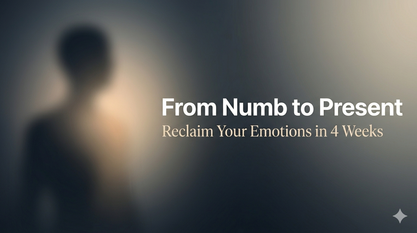 From Numb to Present: Reclaim Your Emotions in 4 Weeks