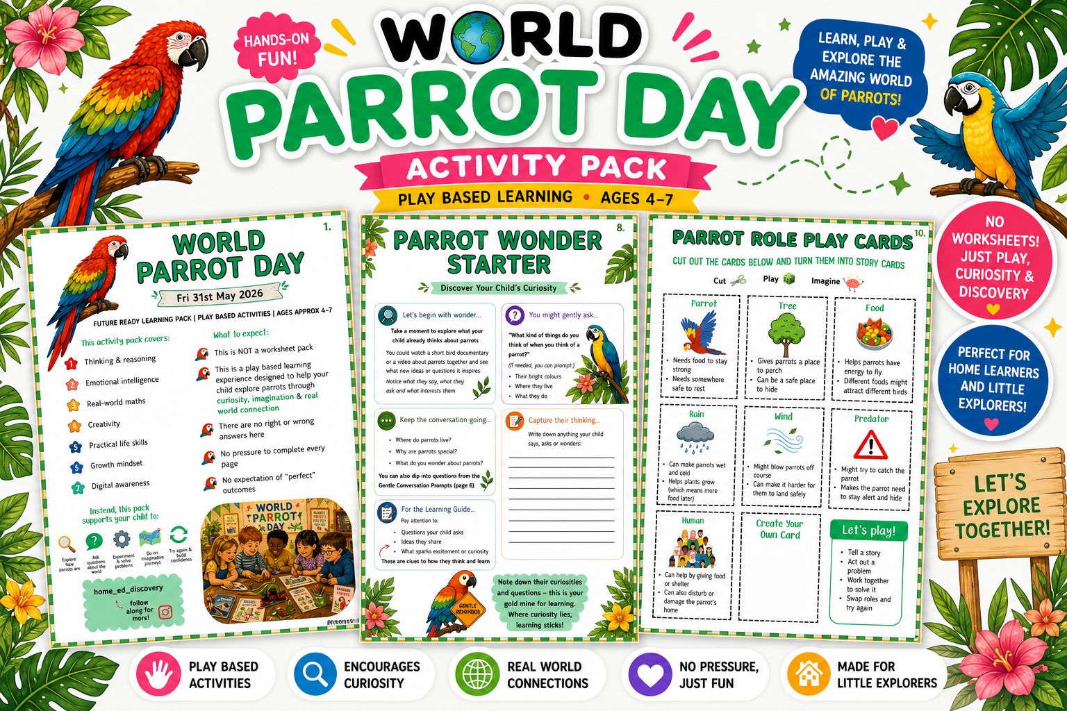 🦜 World Parrot Day Pack