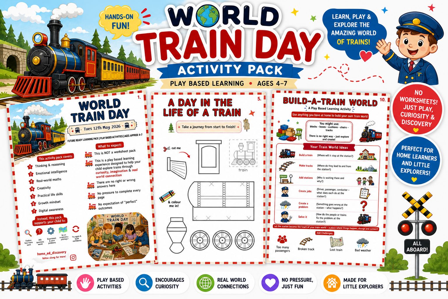 🚂 World Train Day Pack
