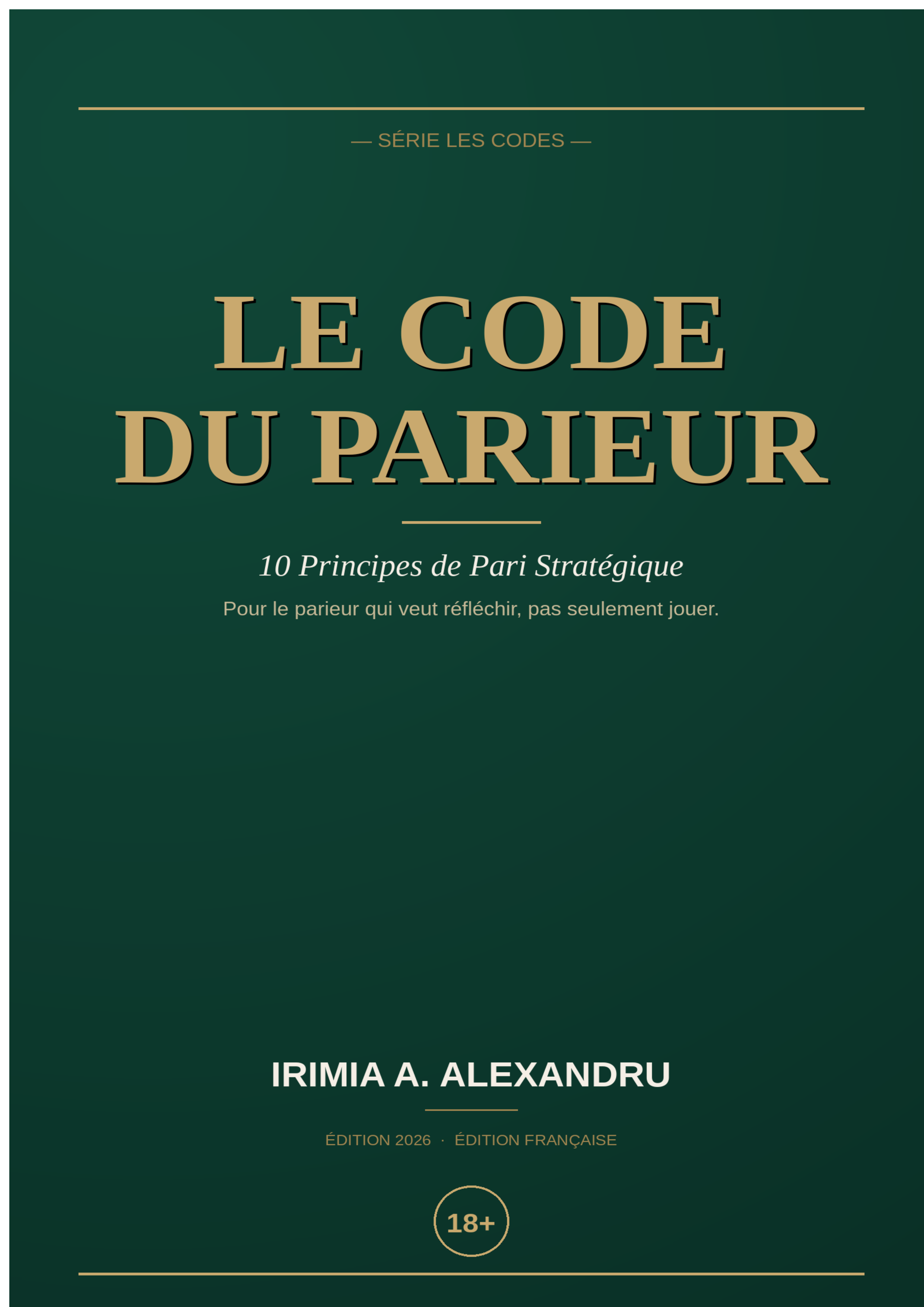 Le Code du Parieur — Guide stratégique de paris sportifs (PDF, 18 pages)