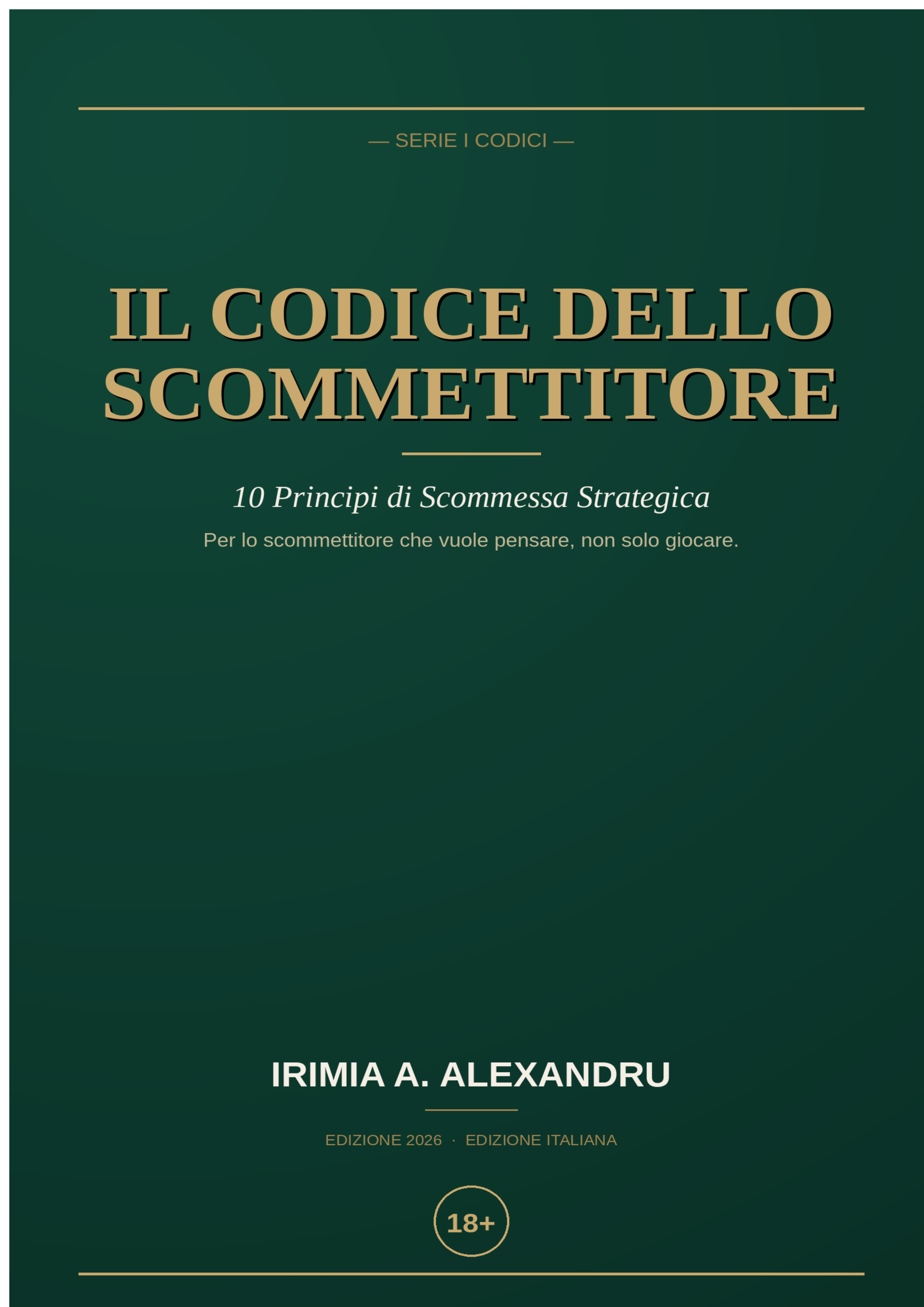 Il Codice dello Scommettitore — Guida strategica (PDF, 18 pagine)