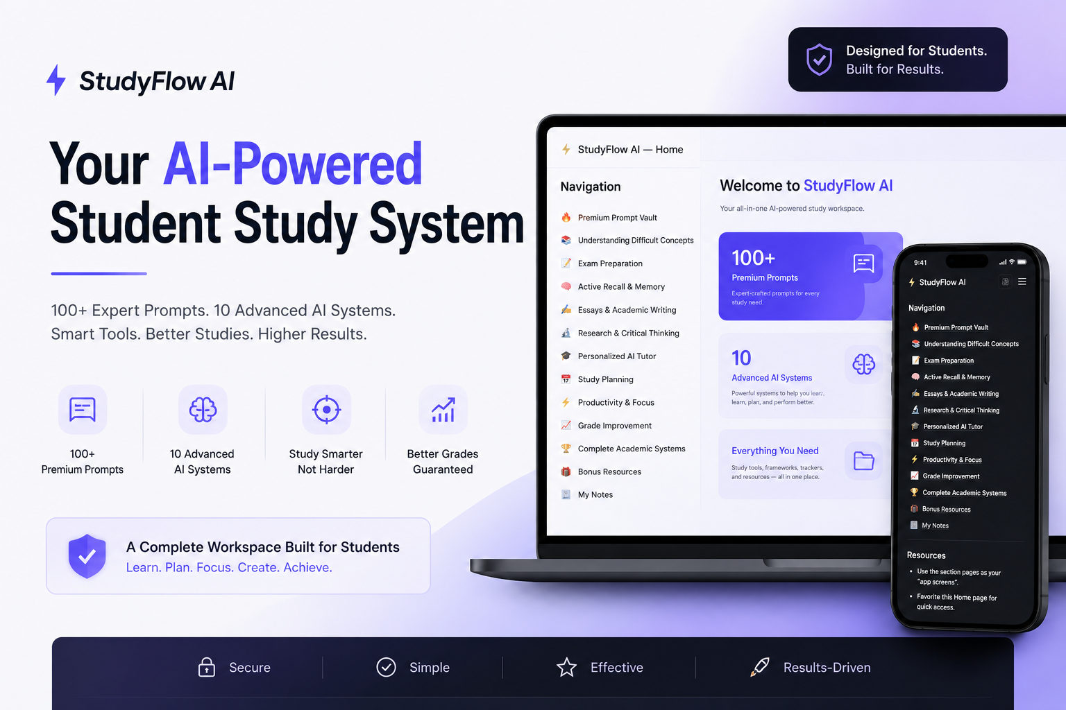 StudyFlow AI — The AI-Powered Student Study System