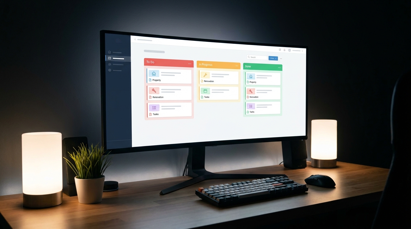 Full Flip Project Management Dashboard