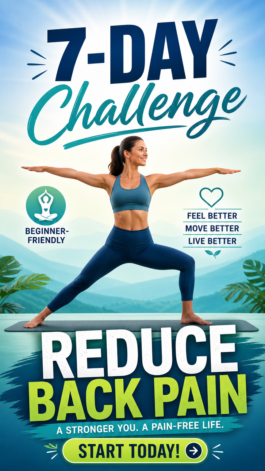 7-Day Back Pain Relief Yoga Challenge