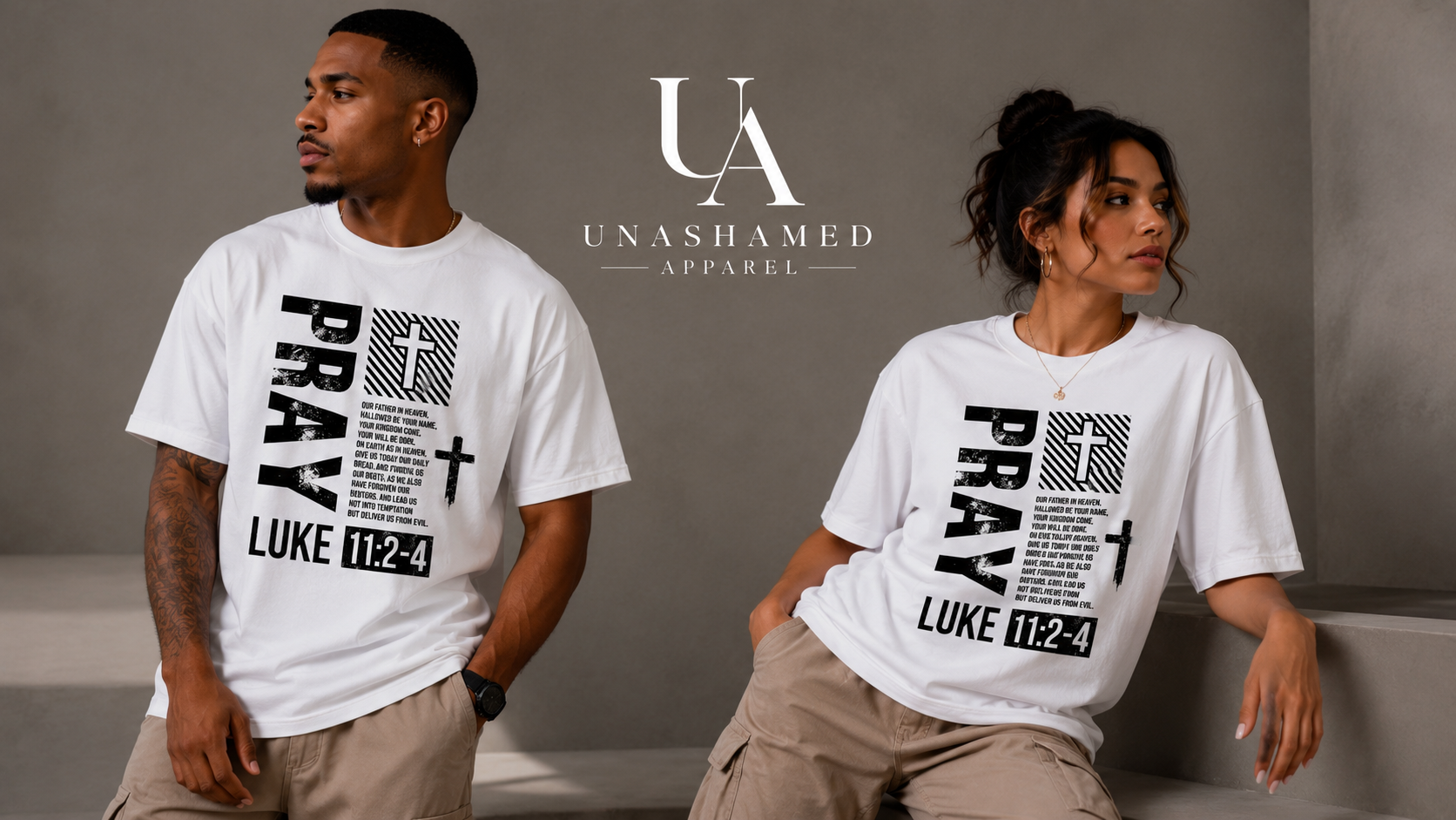 "Pray Luke 11:2-4 " - Short Sleeve Tee