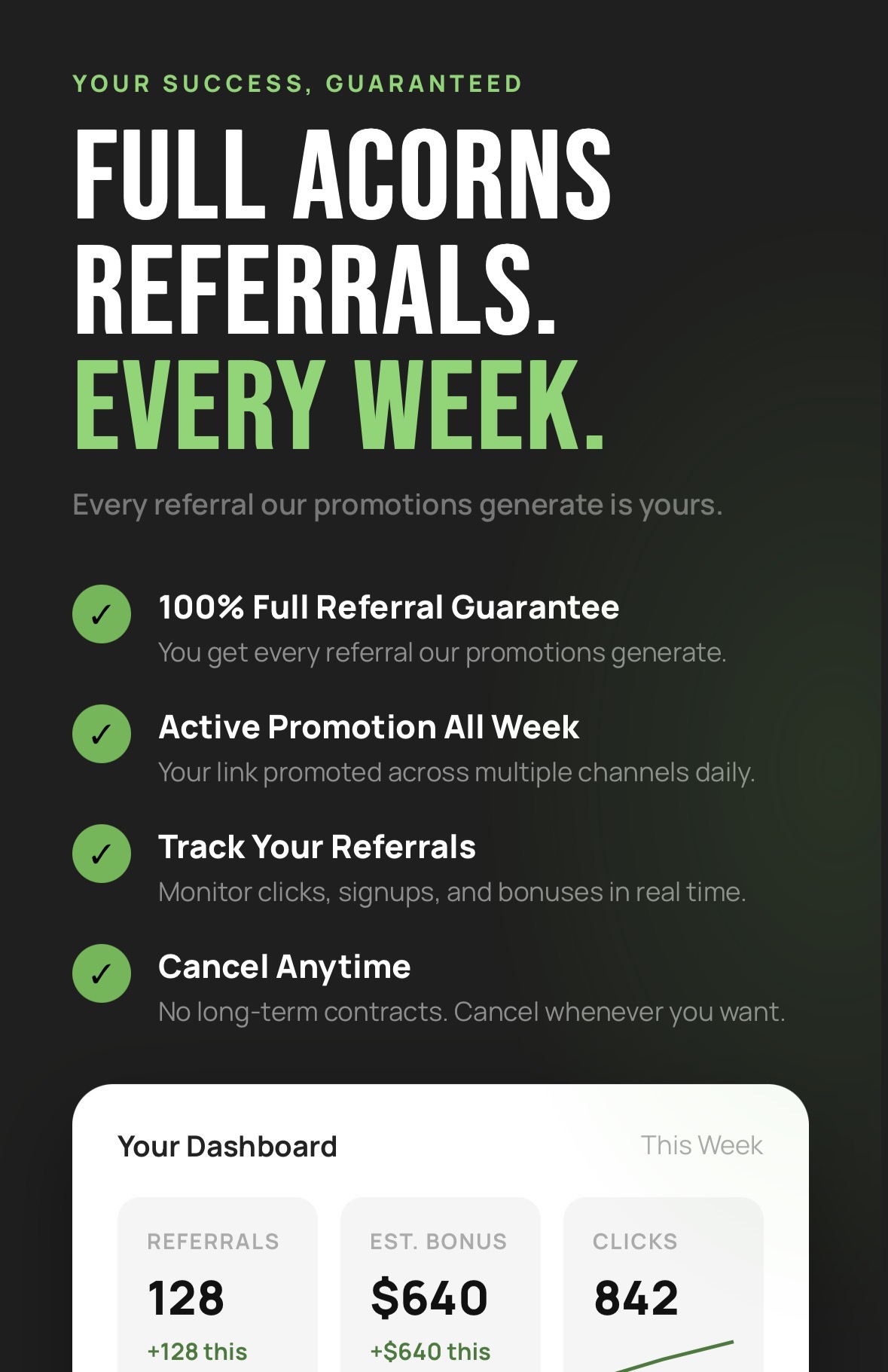 Acorns Referrals Guaranteed ✅