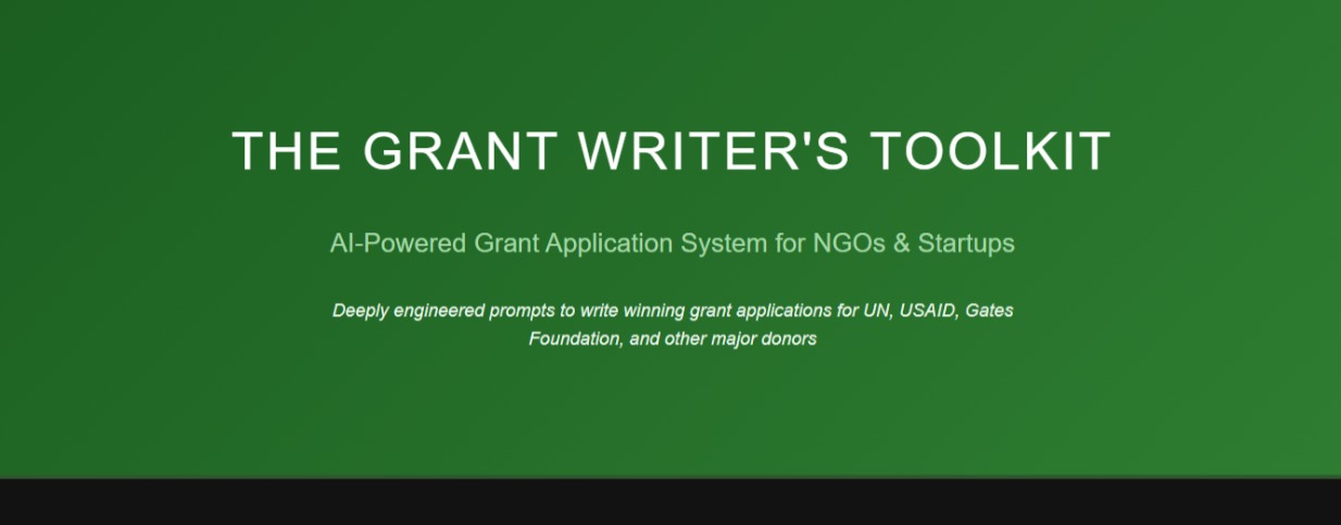 The Grant Writer's AI Prompt Toolkit