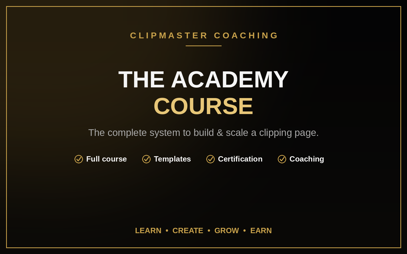 ClipMaster Academy