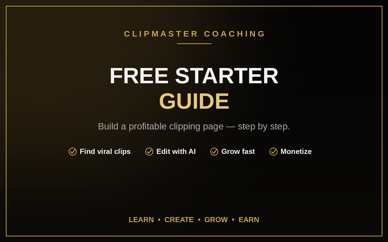 Free Starter Guide 