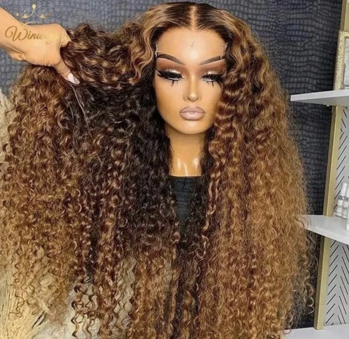 Honey blonde lace front 