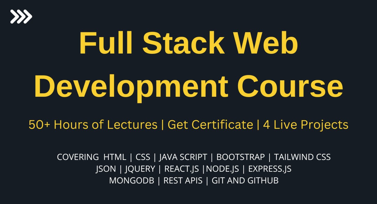 Full stack web development 