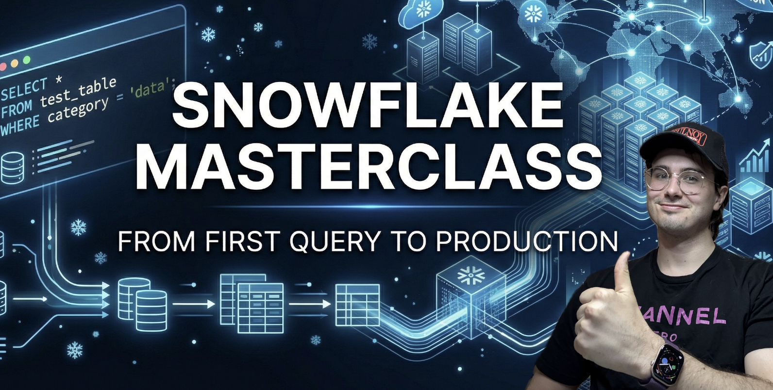 Snowflake Masterclass: From First Query to Production  