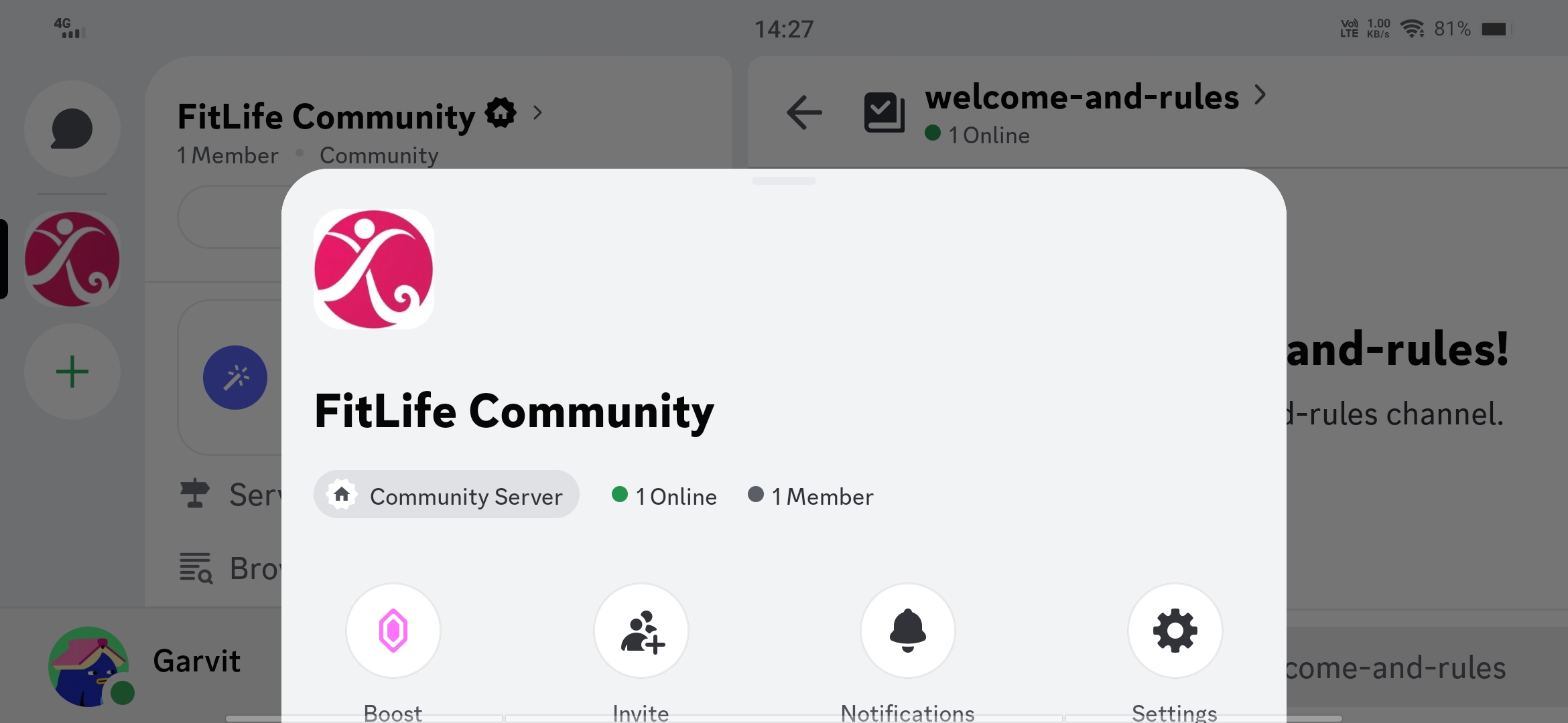 Access to FitLife Community - Discord