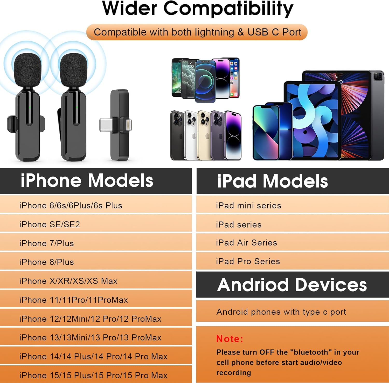 Wireless Lavalier Microphone 