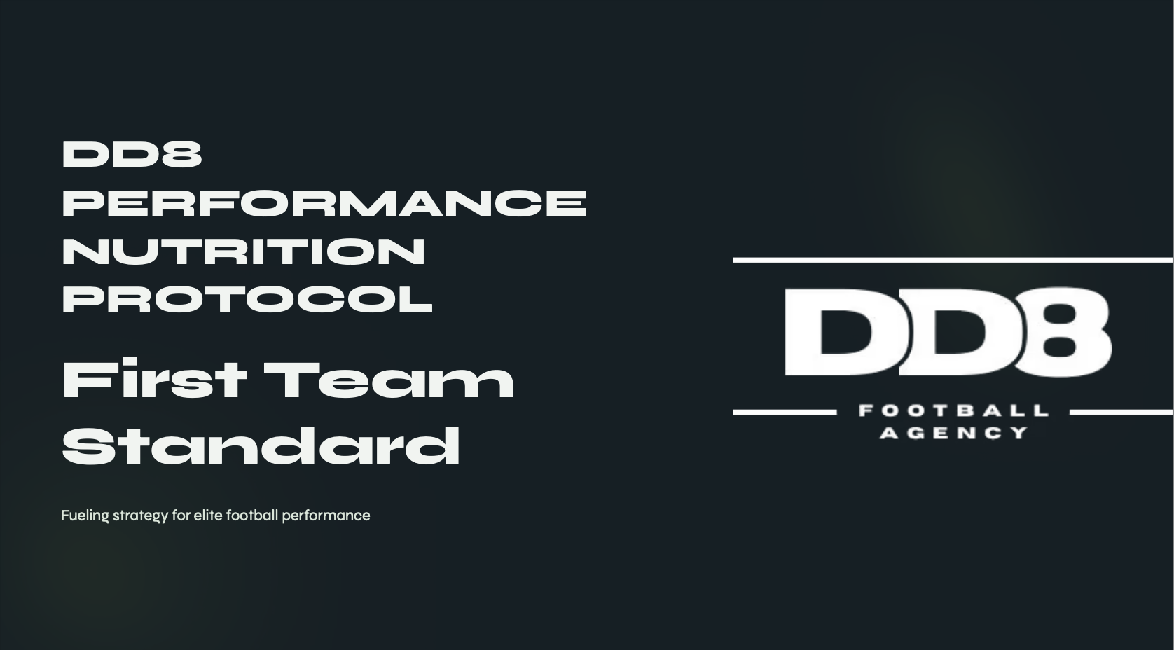 DD8 Nutrition Protocol
