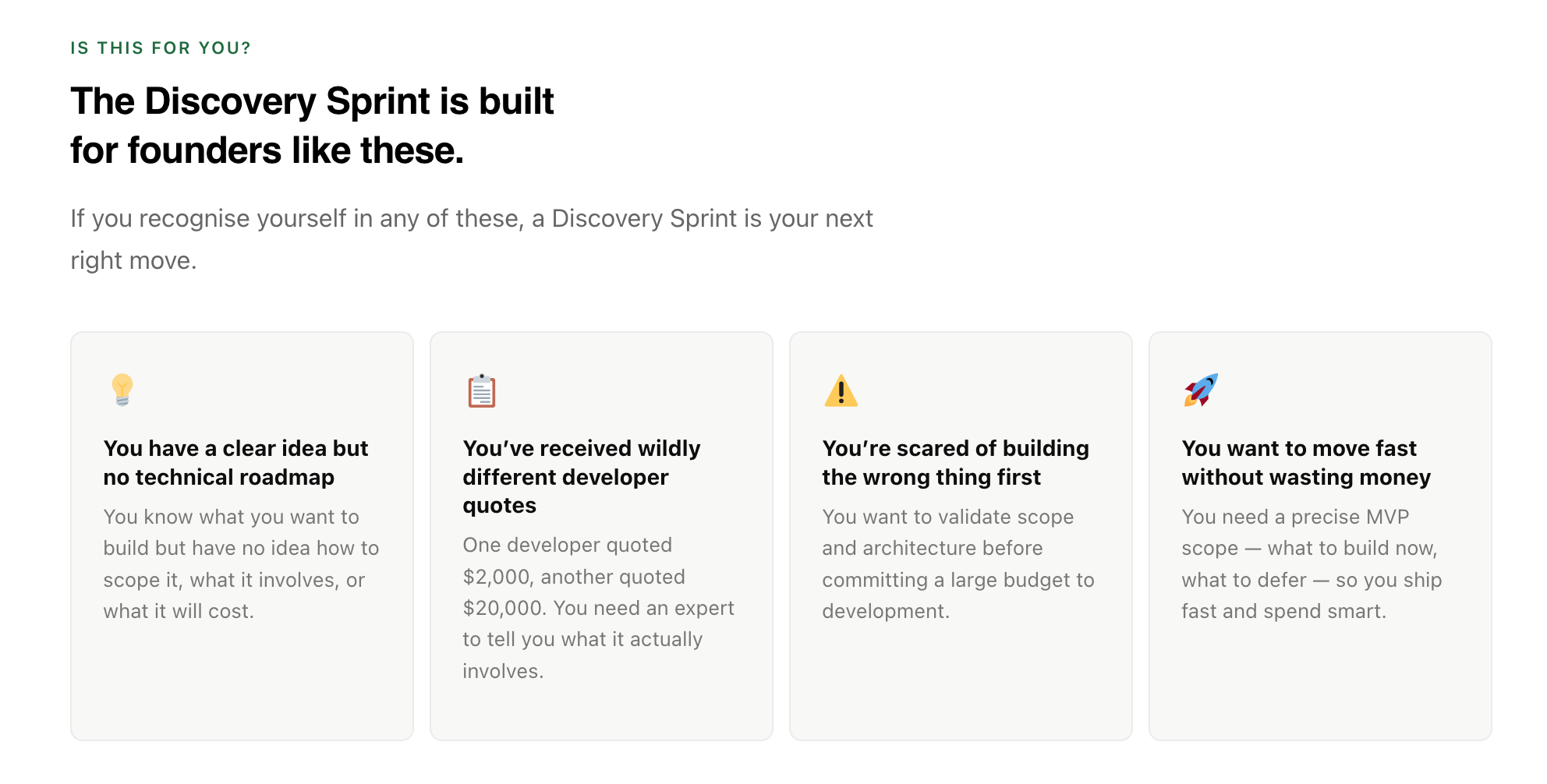 Discovery Sprint