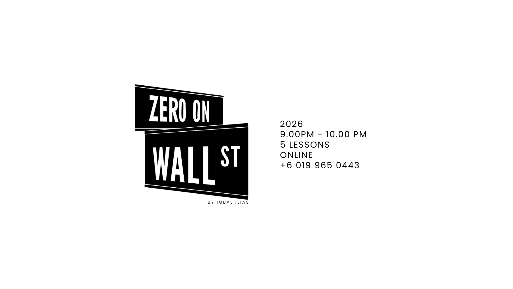 ZERO ON WALL STREET | ONLINE