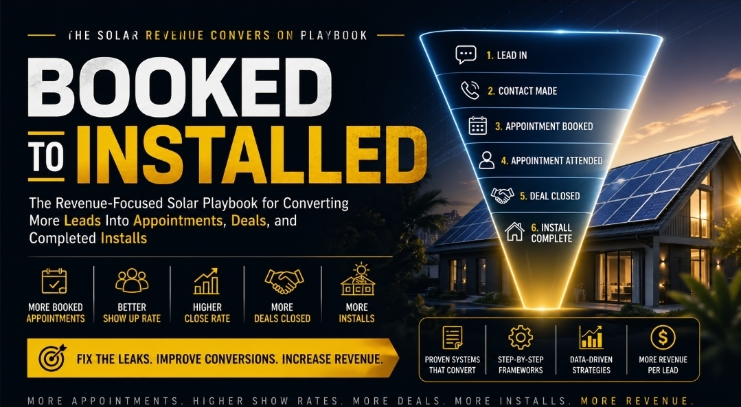 Booked to Installed The Solar Revenue Conversion Playbook