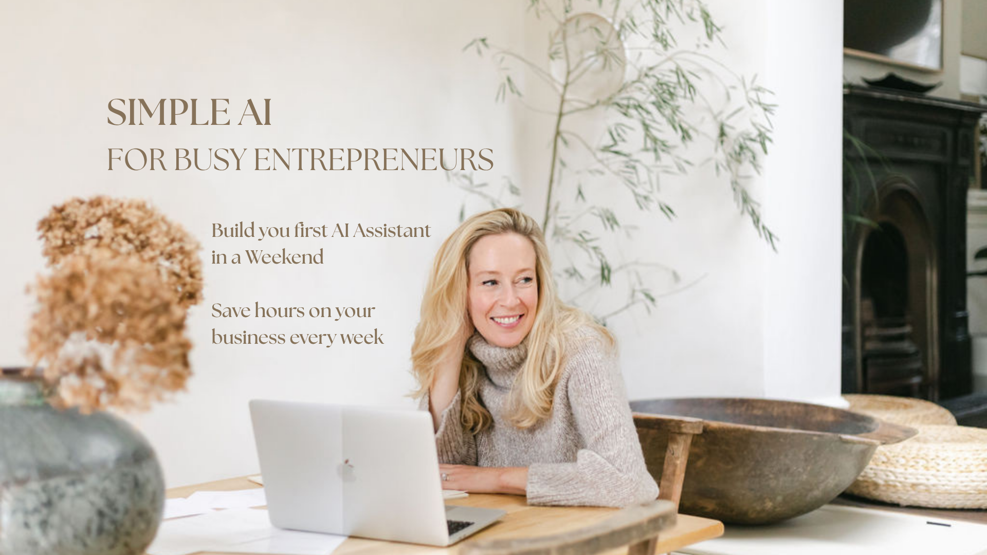 Simple AI for Busy Entrepreneurs: Book 1