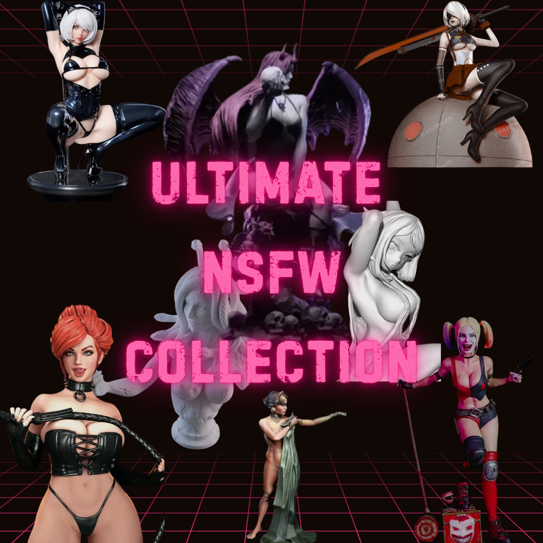 Premuim NSFW STL 3D Print Files Bundle